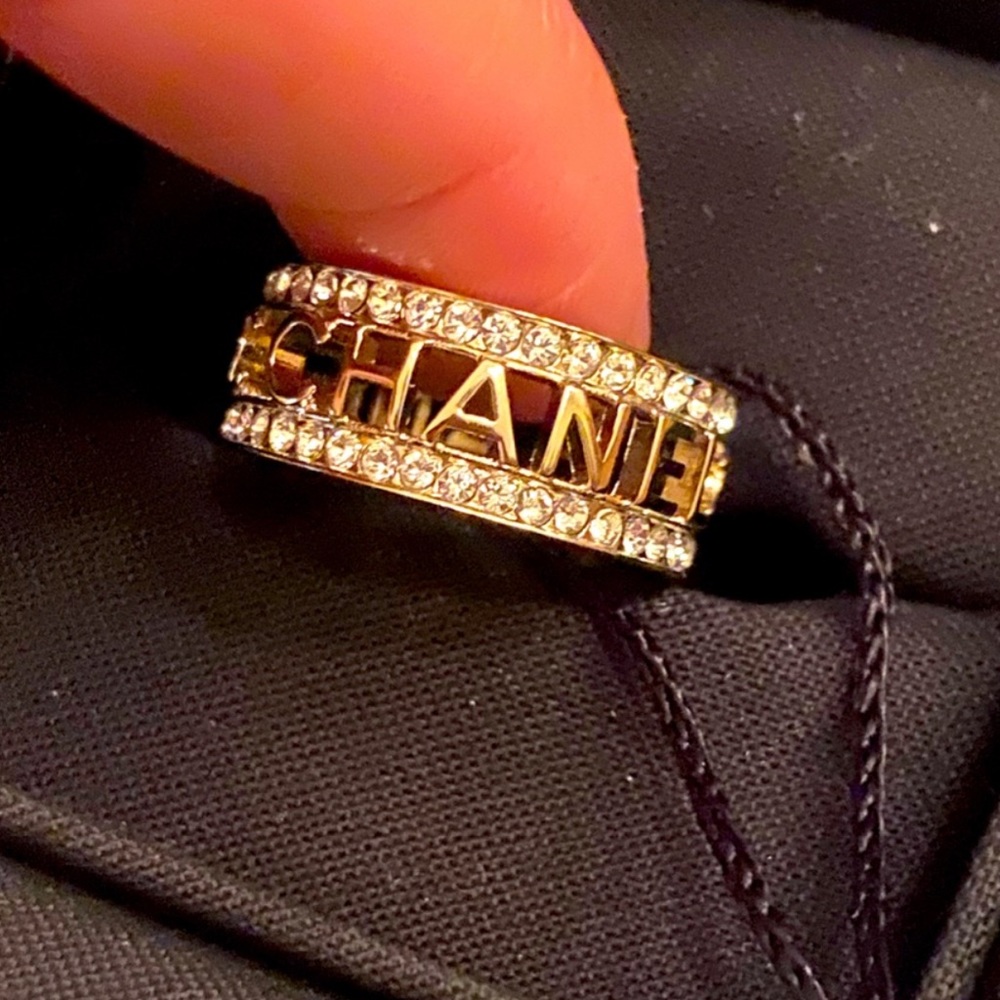 Rare Chanel Crystal Ring